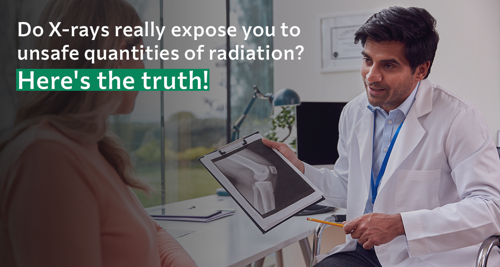 Do x-rays expose you to unsafe radiation?n